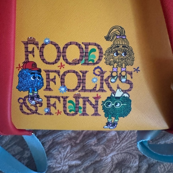 McDonald's Vintage Fry Kids Triple Pocket Mini Backpack NWT - Picture 3 of 6
